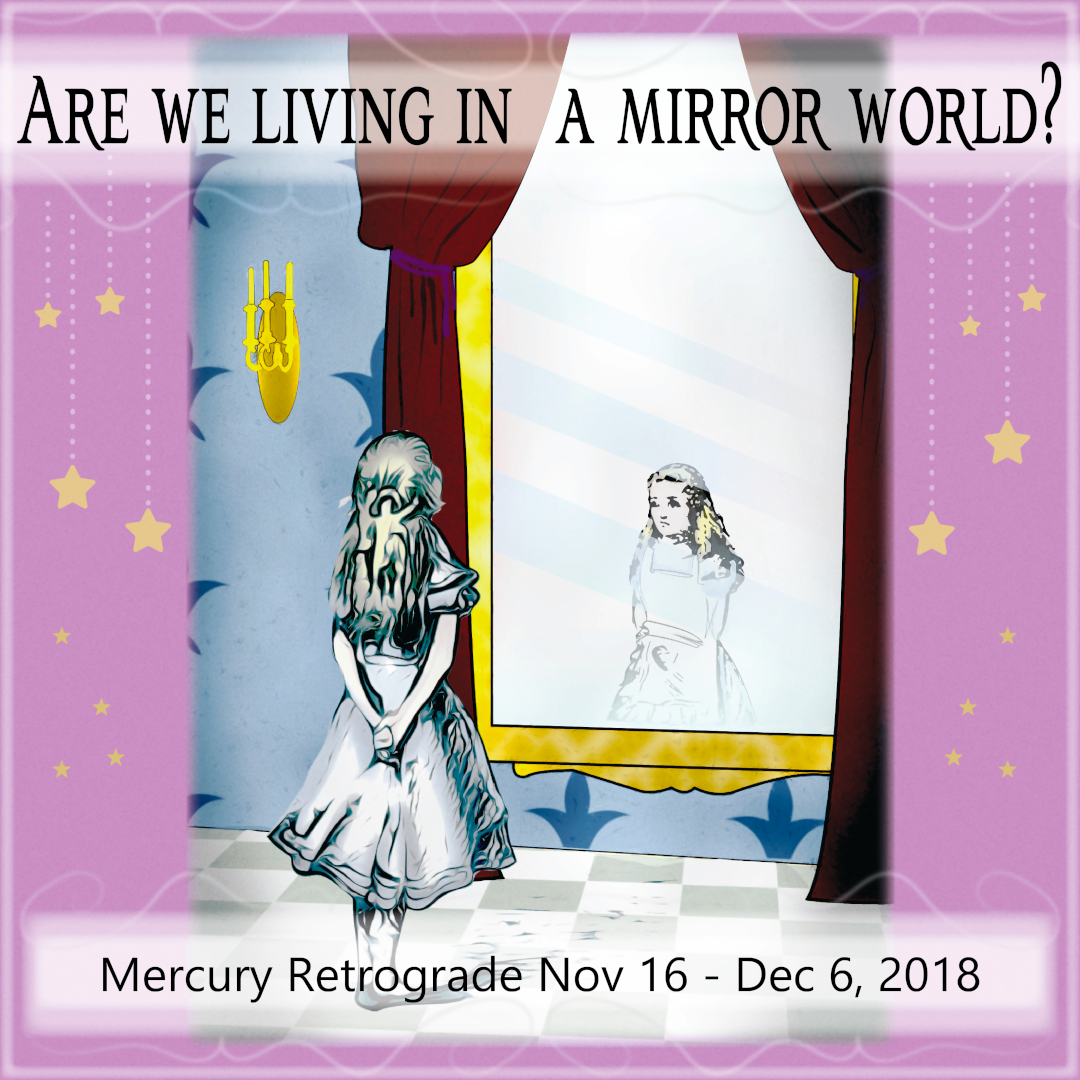 MIRROR WORLD~DLROW RORRIM  ~ Mercury Retrograde November 2018
