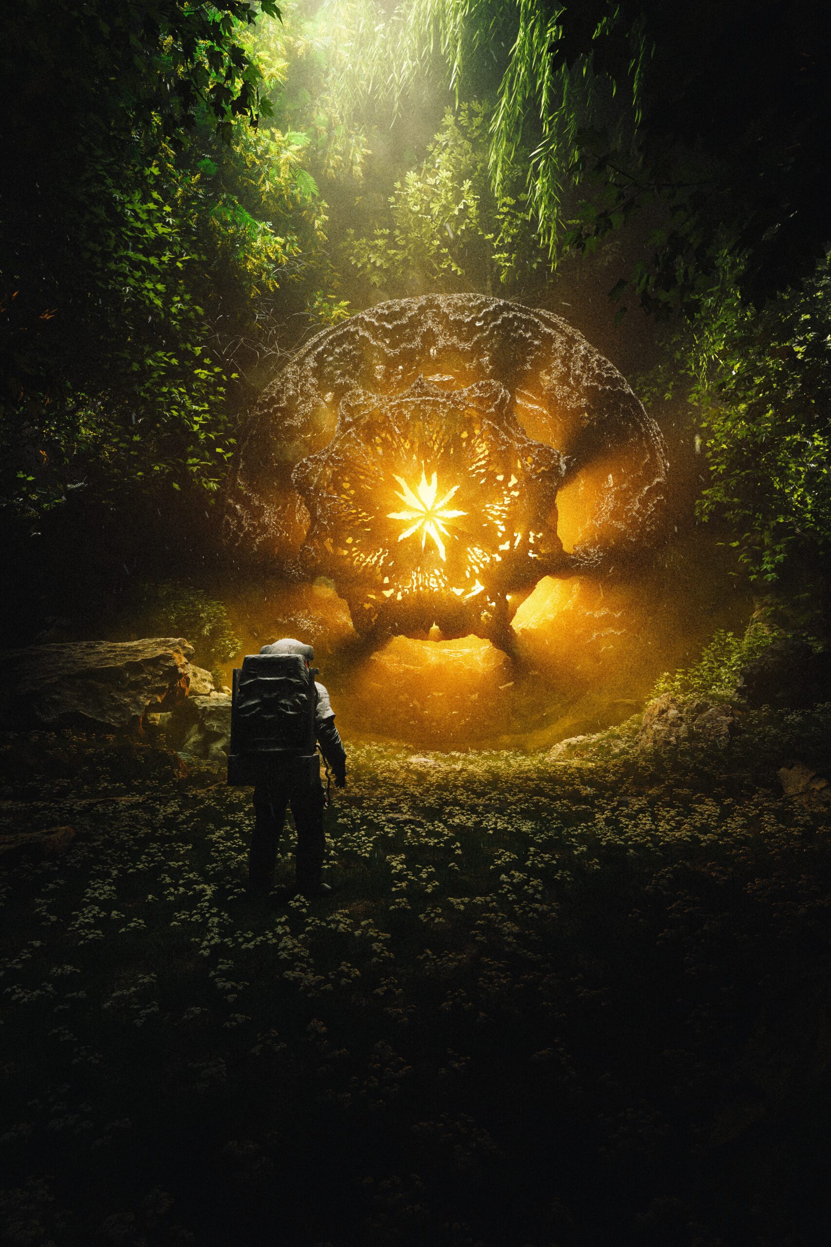 A Sunburst From The Etheric