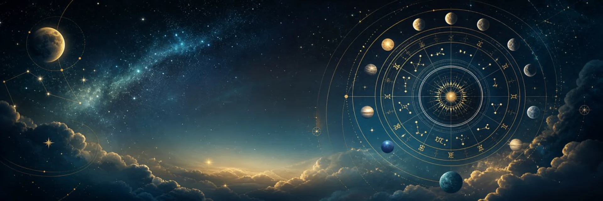 Celestial Starfires birth chart header artwork